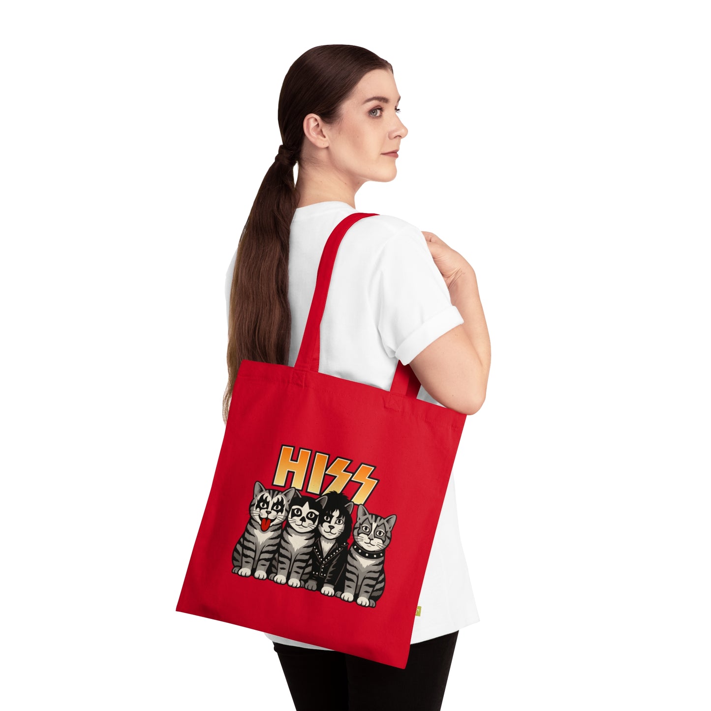 HIZZ - Stoffbeutel, Einkaufstasche aus Bio-Baumwolle, umweltfreundliches Geschenk, Stoffbeutel mit Totenkopfmotiv, Tasche im Boho-Stil