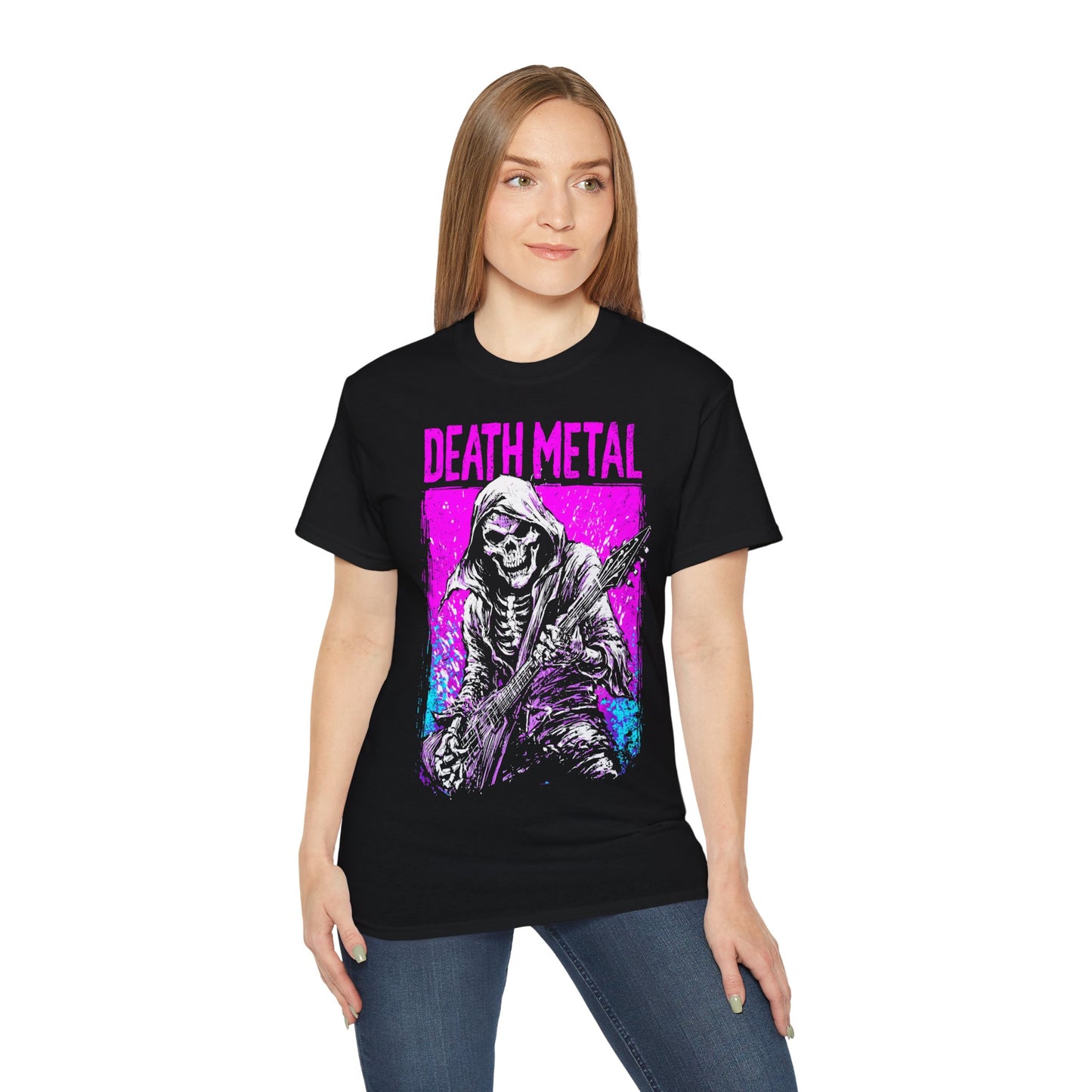 Death Metal - T-Shirt | Hochwertig, 100 % Baumwolle, Weich & Bequem mit Rundhalsausschnitt