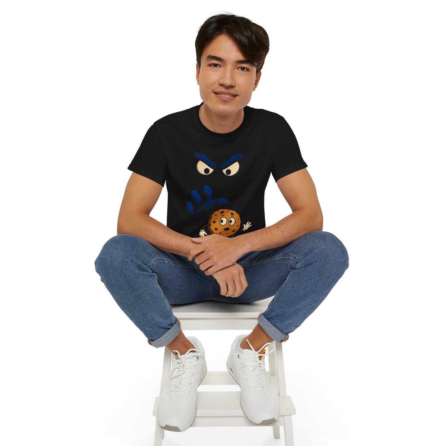 Lauf, Keks, lauf! T-Shirt | Hochwertig, 100 % Baumwolle, Weich & Bequem mit Rundhalsausschnitt