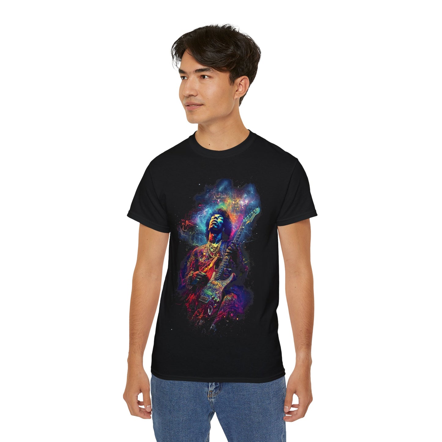 Jimi Hendrix T-Shirt | Hochwertig, 100 % Baumwolle, Weich & Bequem mit Rundhalsausschnitt