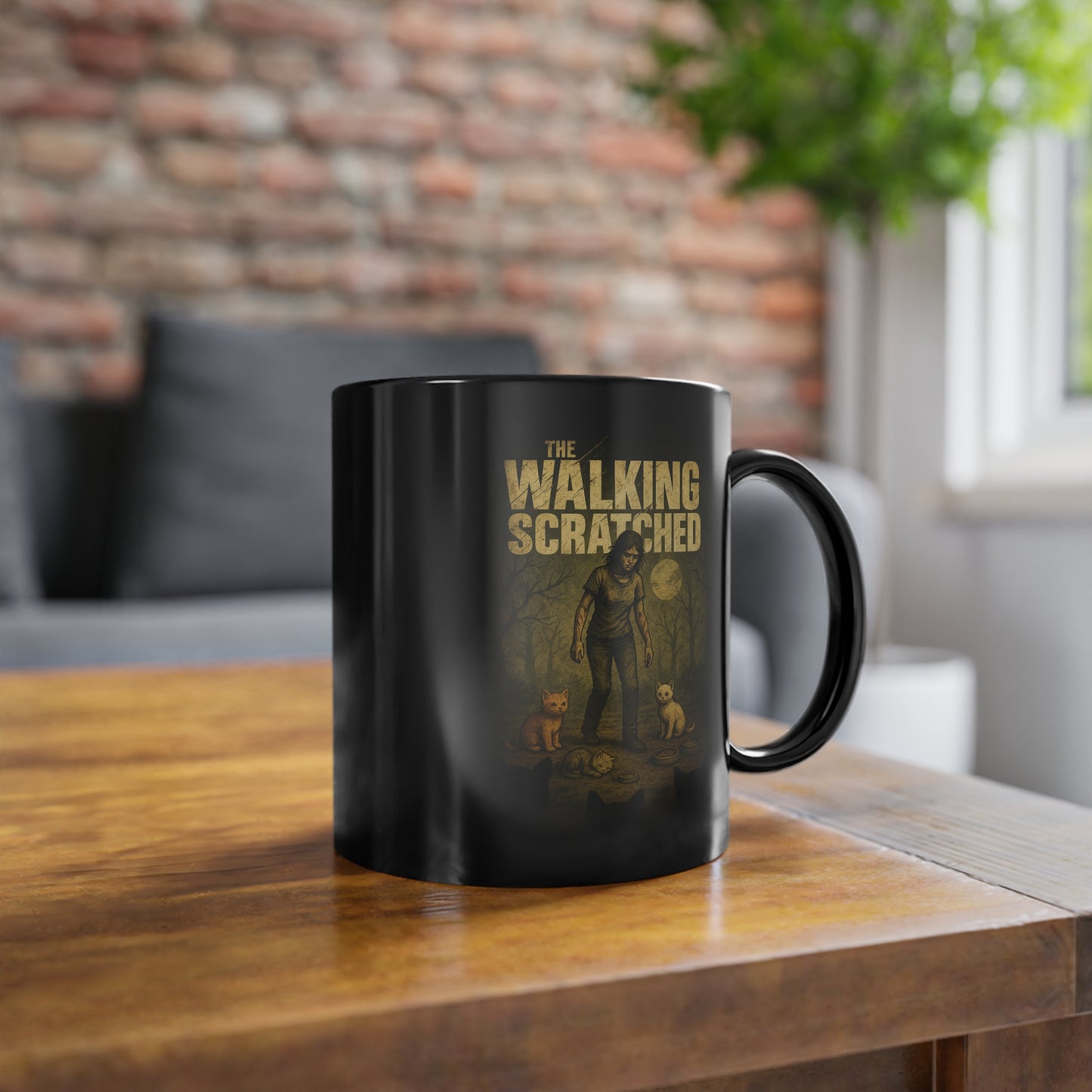 The Walking Scratched Mug - Motivational Sip, Gift for Coffee Lovers, Inspirational Mug, Office Mug, Daily Coffee Cup