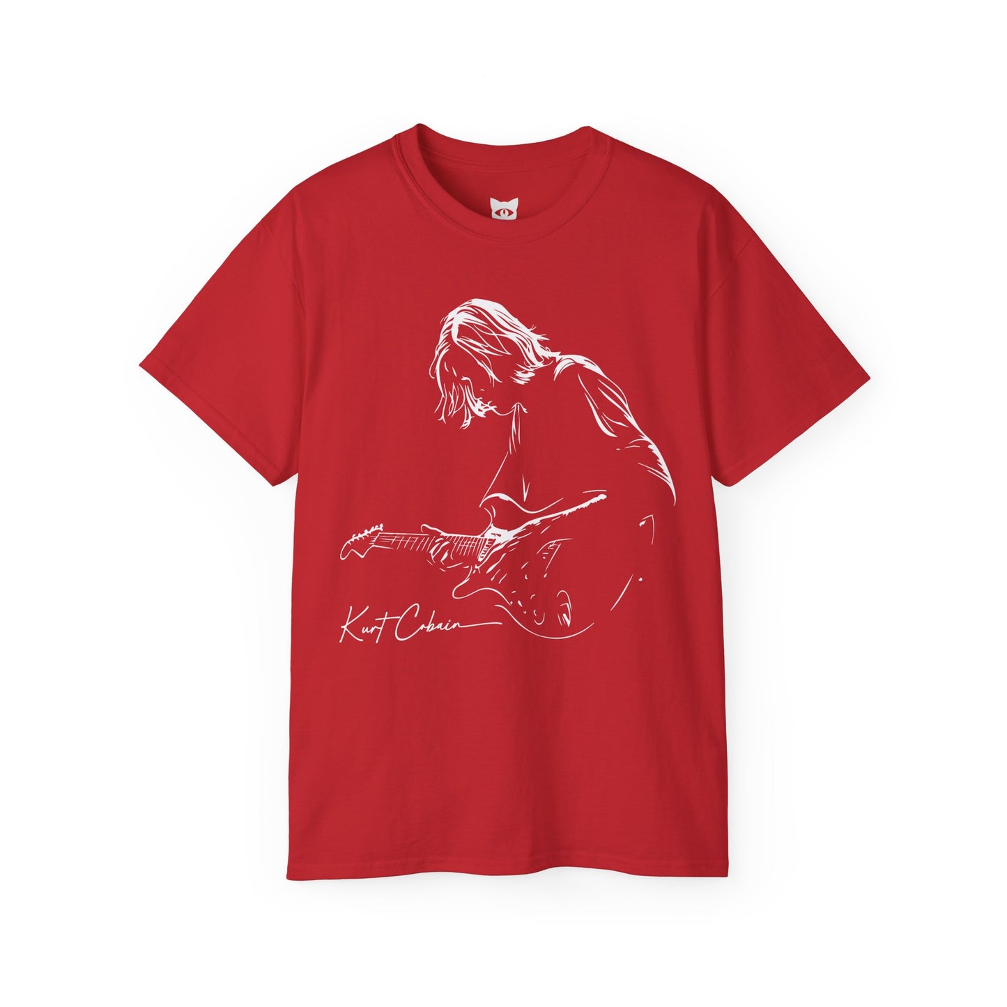 Kurt Cobain T-Shirt | Hochwertig, 100 % Baumwolle, Weich & Bequem mit Rundhalsausschnitt