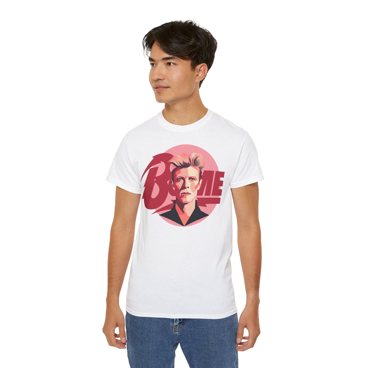Bowie T-Shirt | Hochwertig, 100 % Baumwolle, Weich & Bequem mit Rundhalsausschnitt