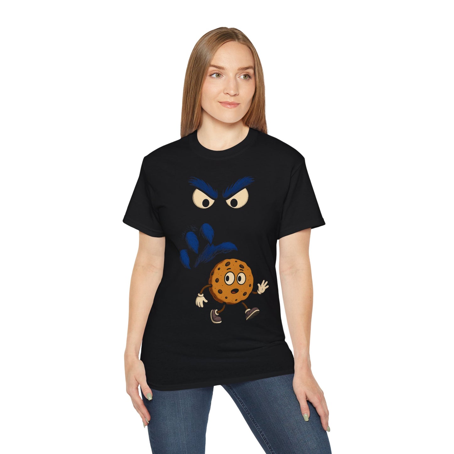 Lauf, Keks, lauf! T-Shirt | Hochwertig, 100 % Baumwolle, Weich & Bequem mit Rundhalsausschnitt