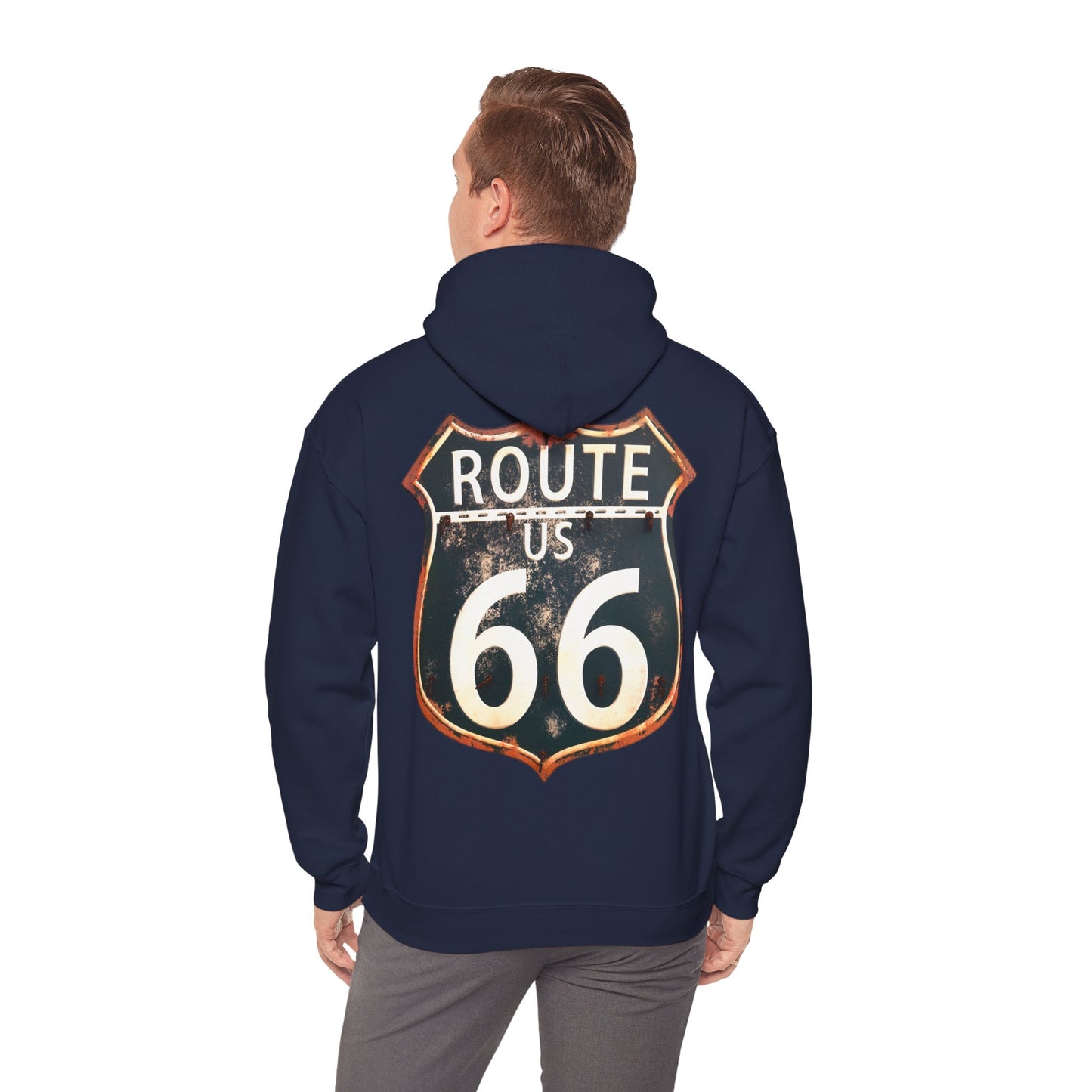 ROUTE 66 – Premium Komfort Hoodie
