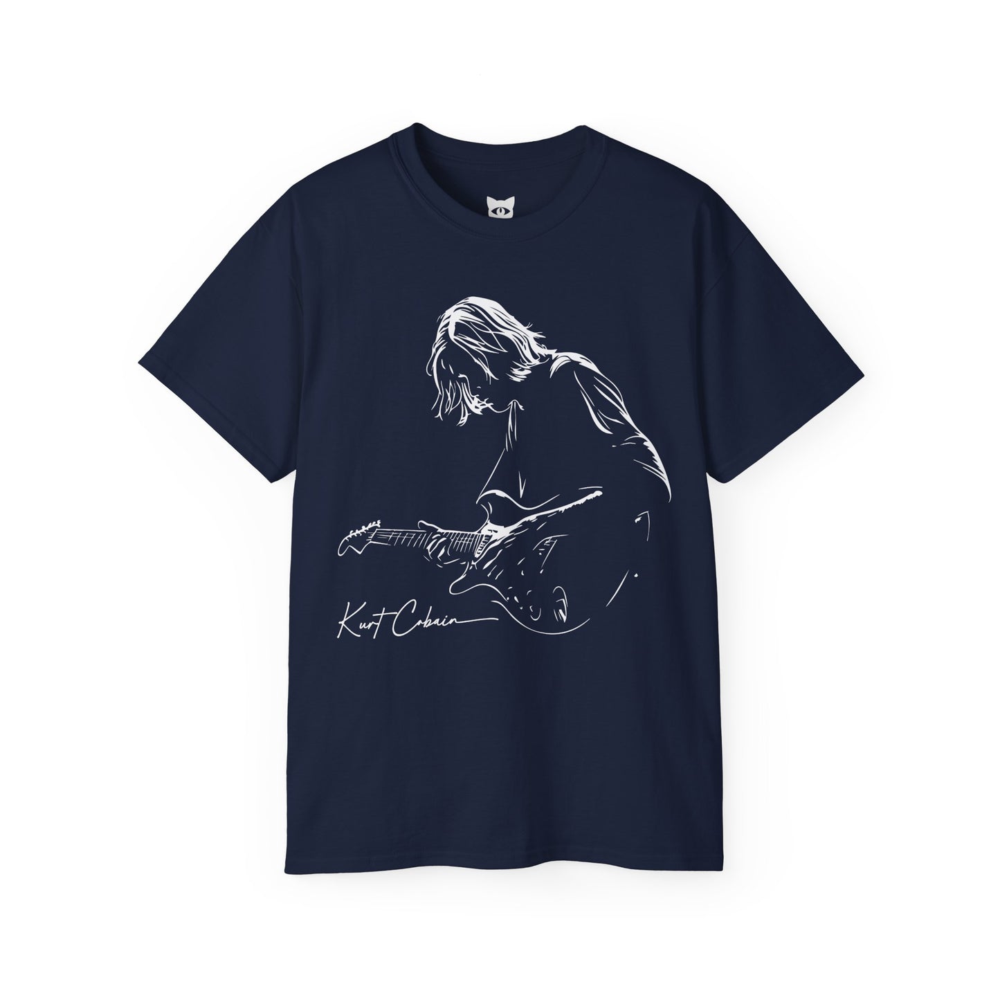 Kurt Cobain T-Shirt | Hochwertig, 100 % Baumwolle, Weich & Bequem mit Rundhalsausschnitt