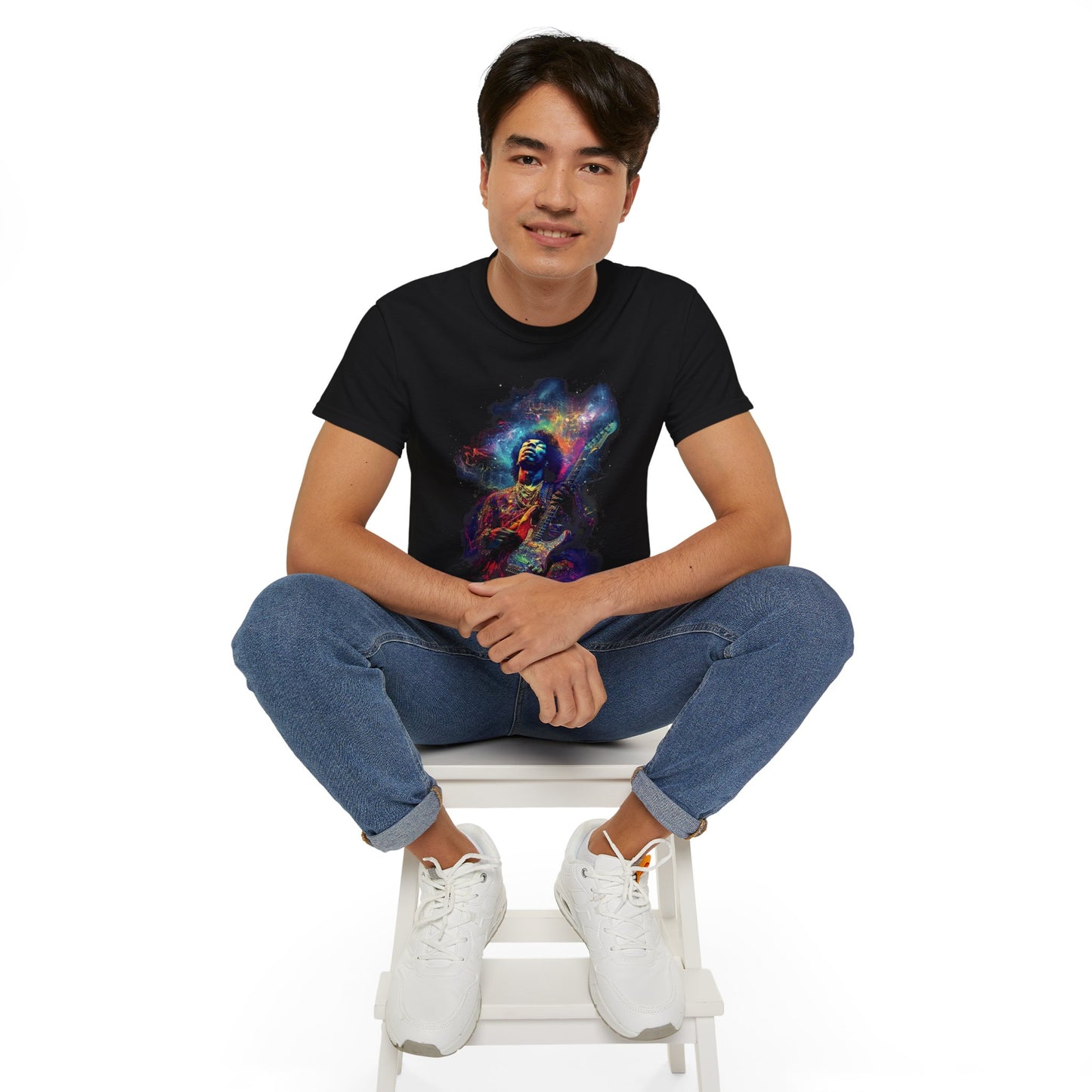 Jimi Hendrix T-Shirt | Hochwertig, 100 % Baumwolle, Weich & Bequem mit Rundhalsausschnitt