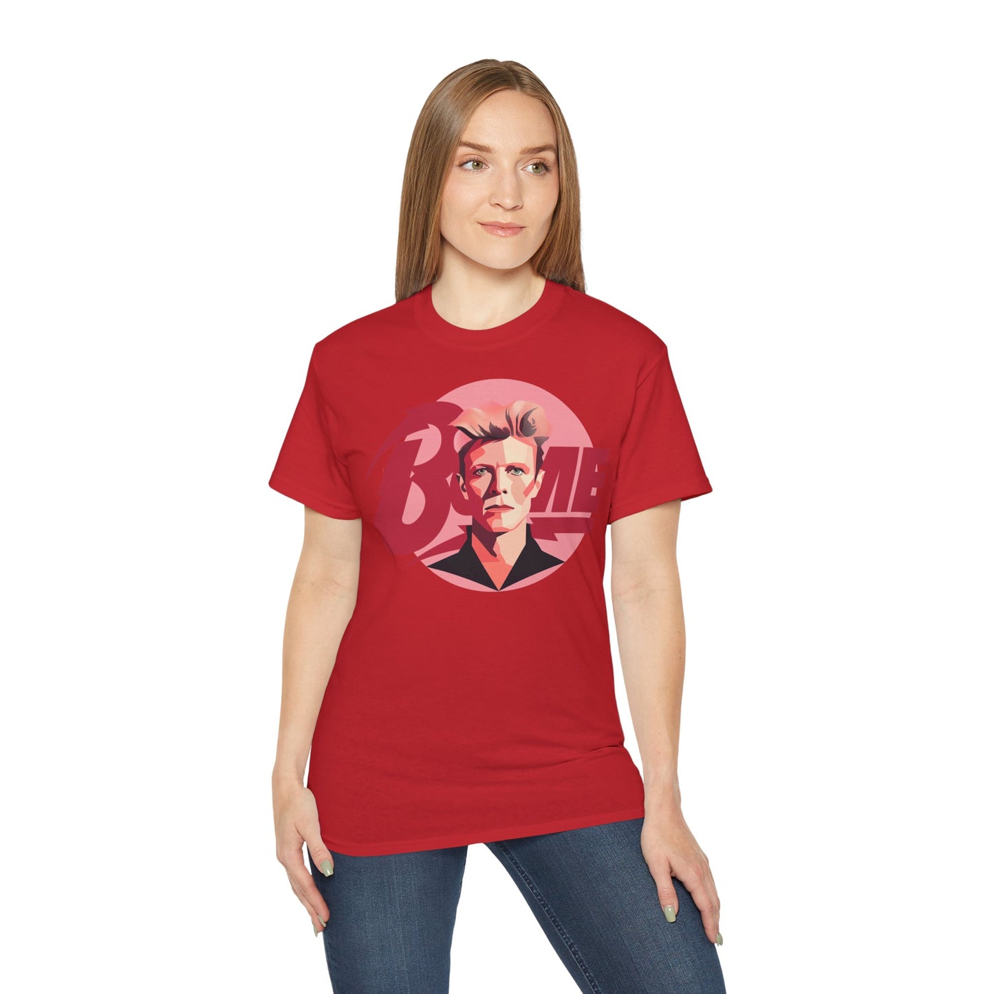 Bowie T-Shirt | Hochwertig, 100 % Baumwolle, Weich & Bequem mit Rundhalsausschnitt