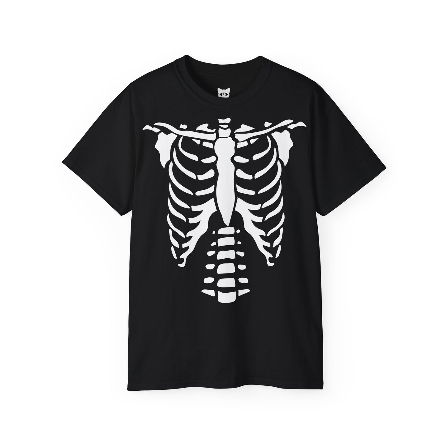 Skeleton - T-Shirt | Hochwertig, 100 % Baumwolle, Weich & Bequem mit Rundhalsausschnitt