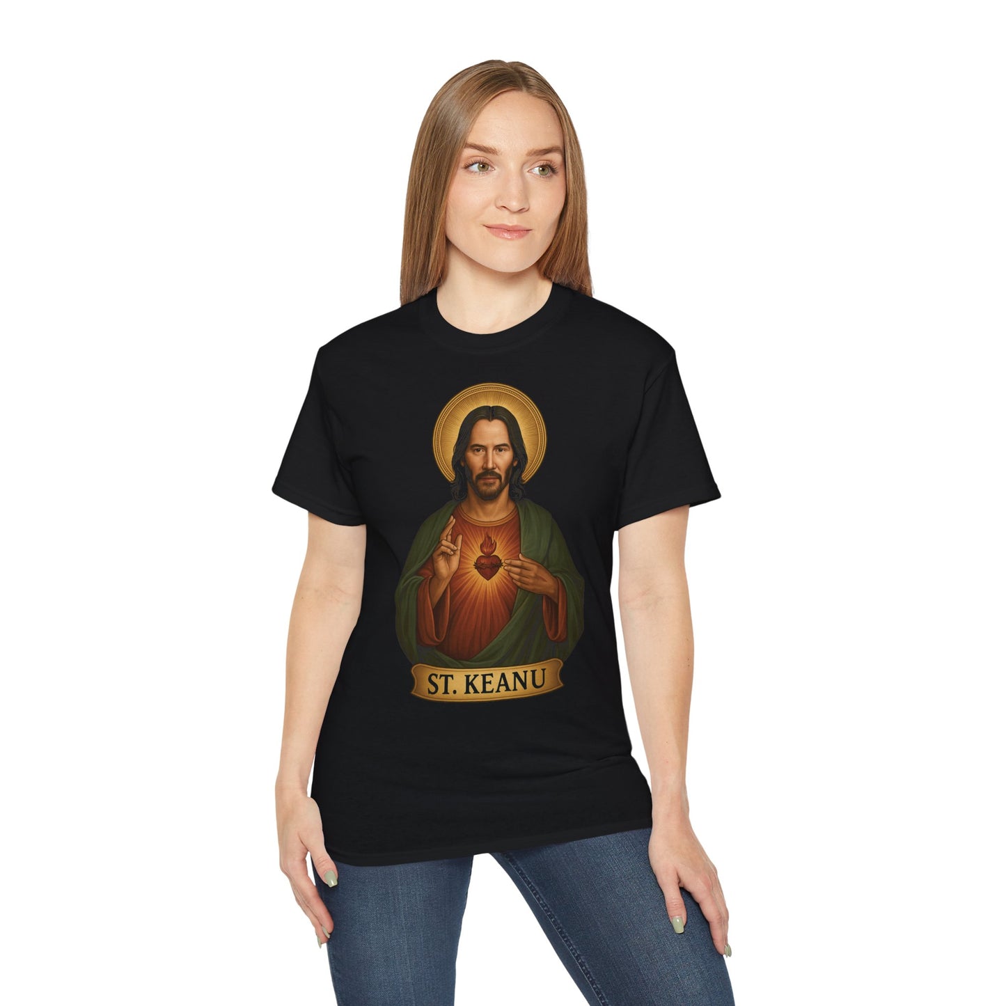 St. Keanu | Hochwertig, 100 % Baumwolle, Weich & Bequem mit Rundhalsausschnitt
