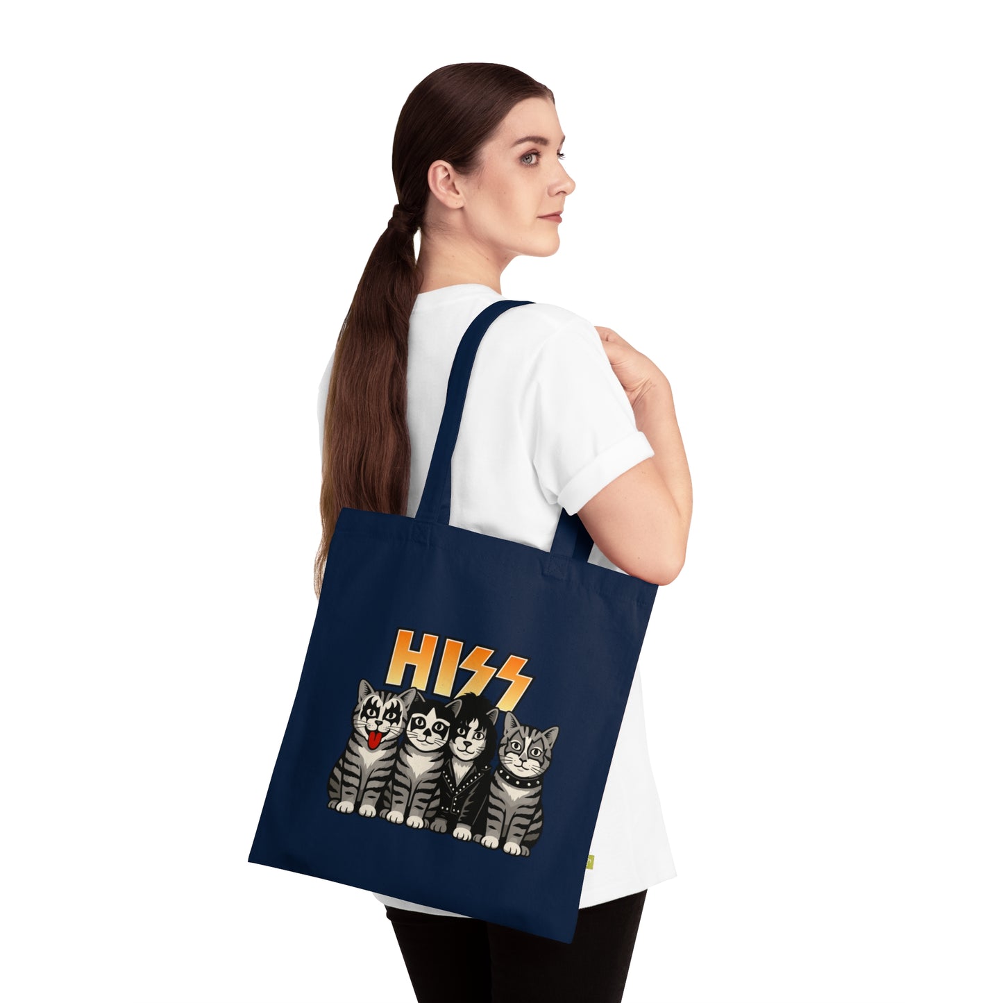 HIZZ - Stoffbeutel, Einkaufstasche aus Bio-Baumwolle, umweltfreundliches Geschenk, Stoffbeutel mit Totenkopfmotiv, Tasche im Boho-Stil