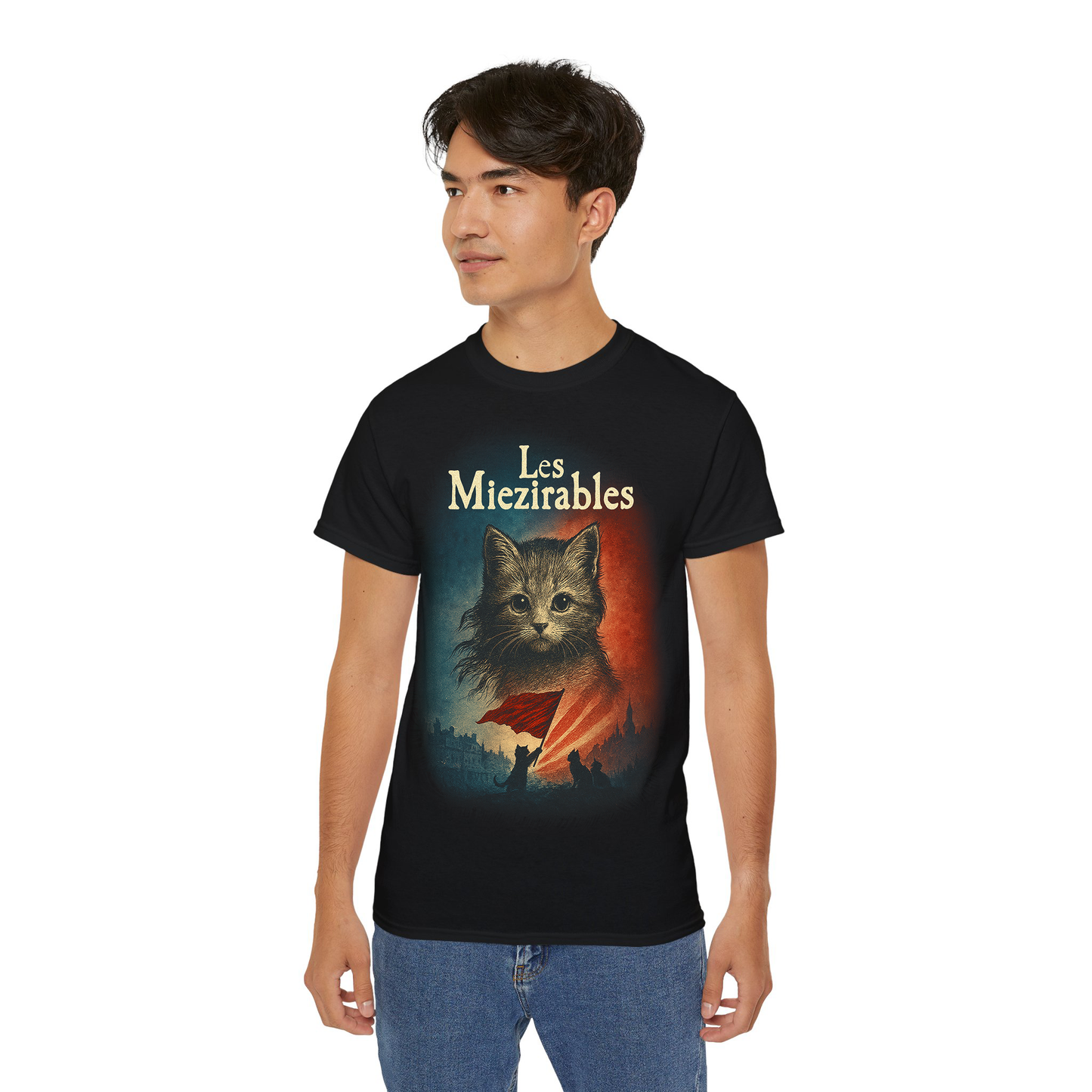 Les Miezirables - T-Shirt | Hochwertig, 100 % Baumwolle, Weich & Bequem mit Rundhalsausschnitt