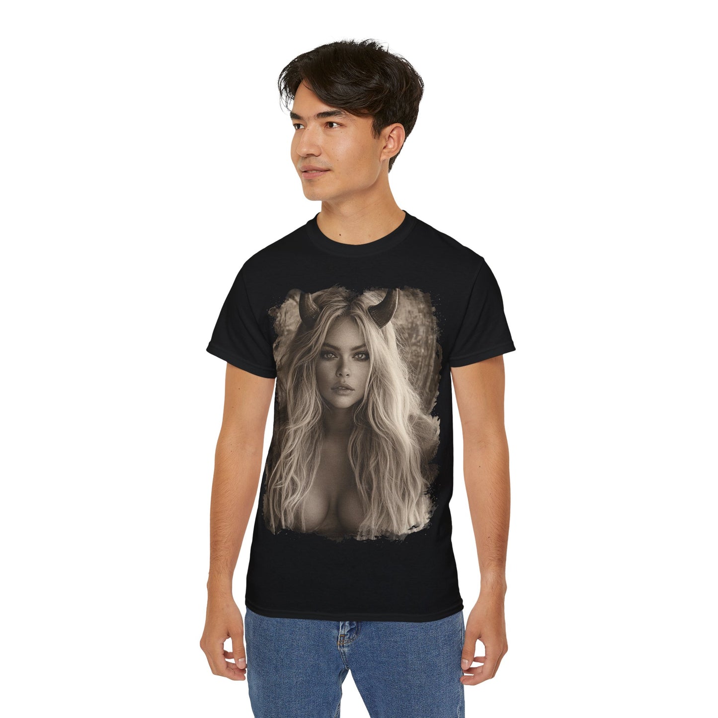 Hell Vixen #1 - T-Shirt | Hochwertig, 100 % Baumwolle, Weich & Bequem mit Rundhalsausschnitt