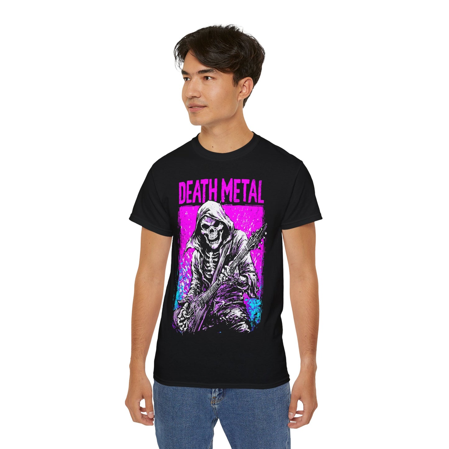 Death Metal - T-Shirt | Hochwertig, 100 % Baumwolle, Weich & Bequem mit Rundhalsausschnitt