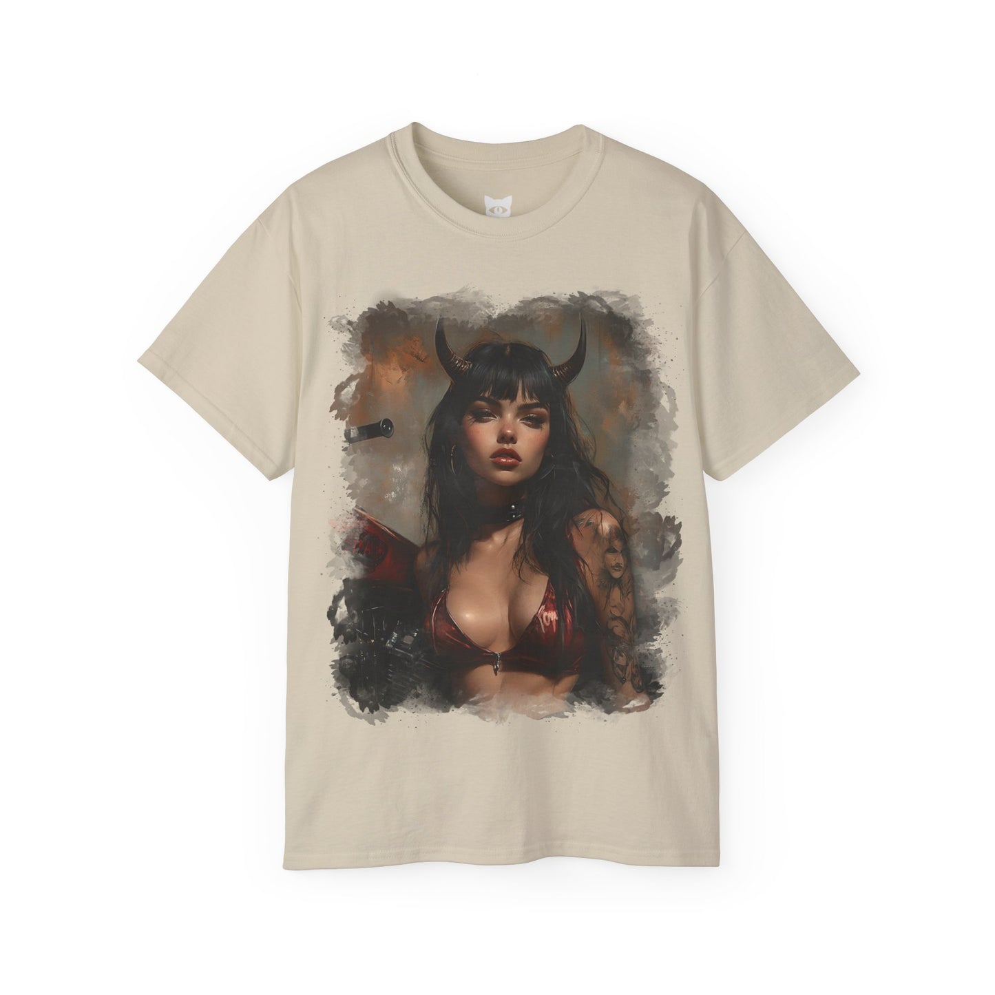 Hell Vixen #2 - T-Shirt | Hochwertig, 100 % Baumwolle, Weich & Bequem mit Rundhalsausschnitt
