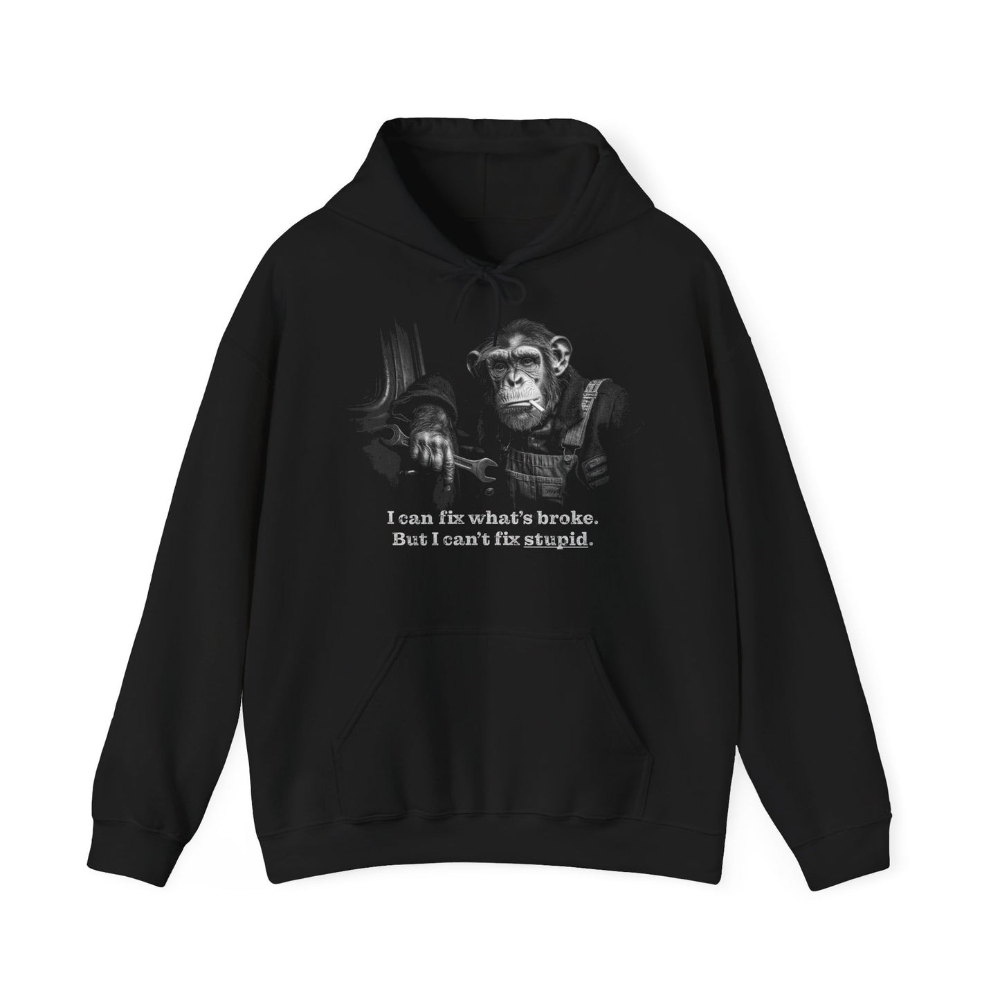 Monkey Wrench – Premium Komfort Hoodie