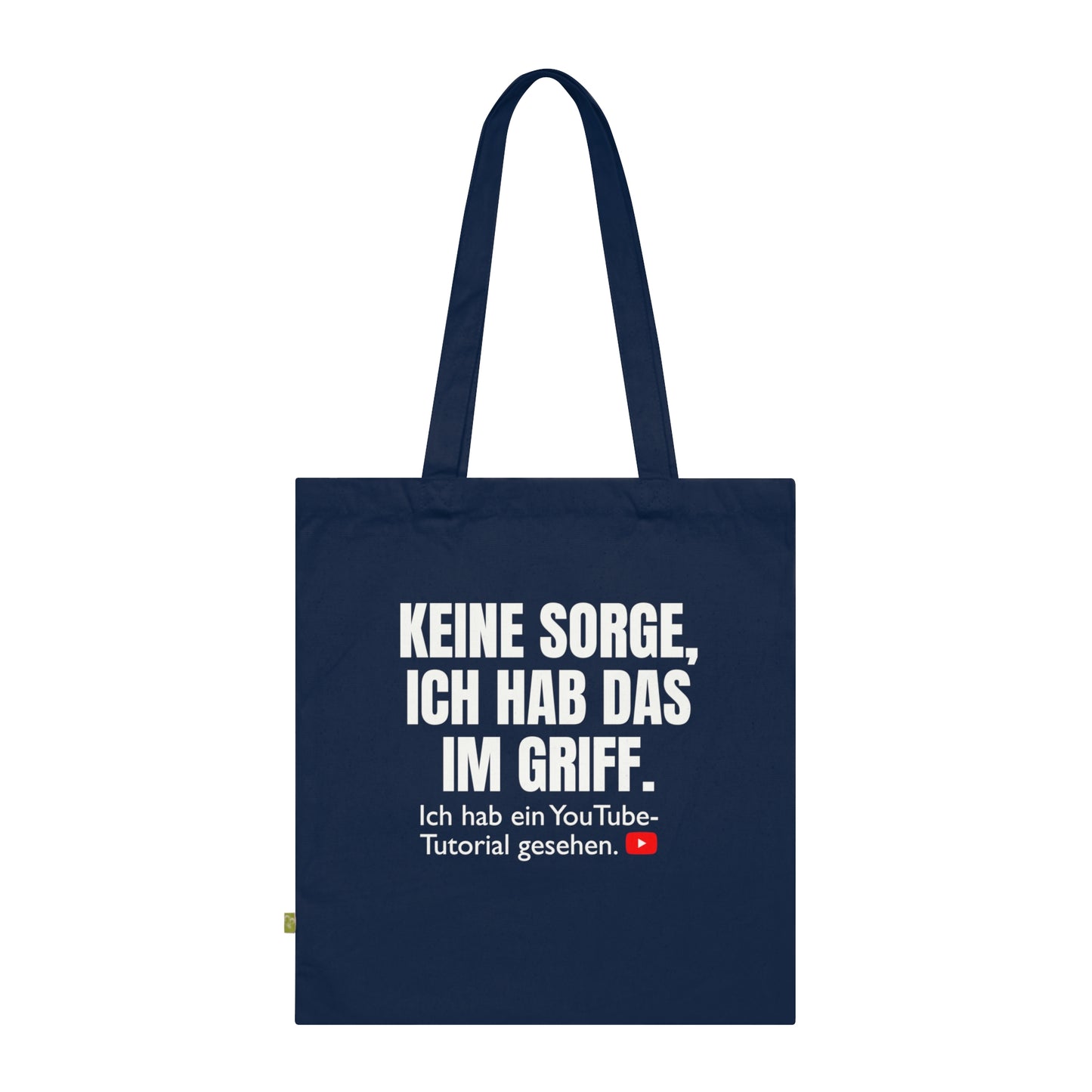 KEINE SORGE ... YouTube Tutorial - Stoffbeutel, Einkaufstasche aus Bio-Baumwolle, umweltfreundliches Geschenk, Stoffbeutel mit Totenkopfmotiv, Tasche im Boho-Stil