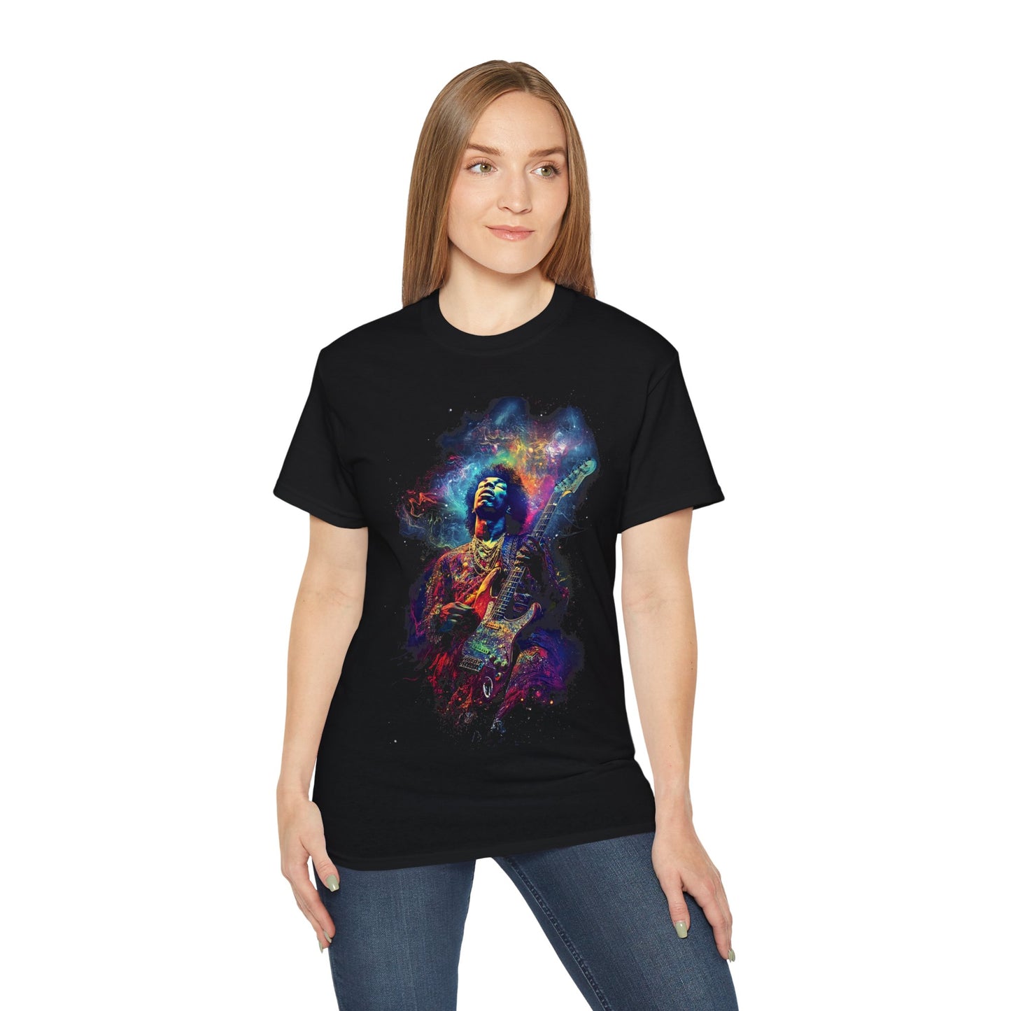 Jimi Hendrix T-Shirt | Hochwertig, 100 % Baumwolle, Weich & Bequem mit Rundhalsausschnitt
