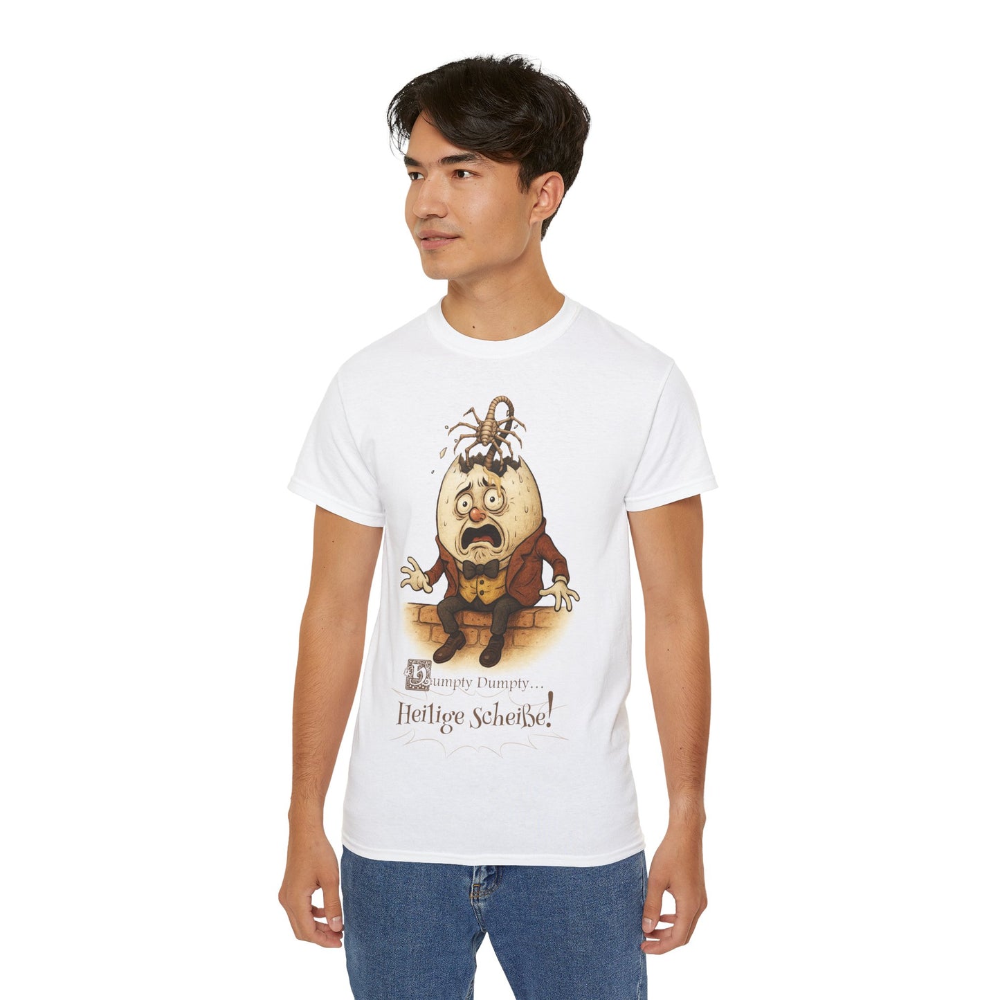 Humpty Dumpty Xeno Hatch - T-Shirt | Hochwertig, 100 % Baumwolle, Weich & Bequem mit Rundhalsausschnitt