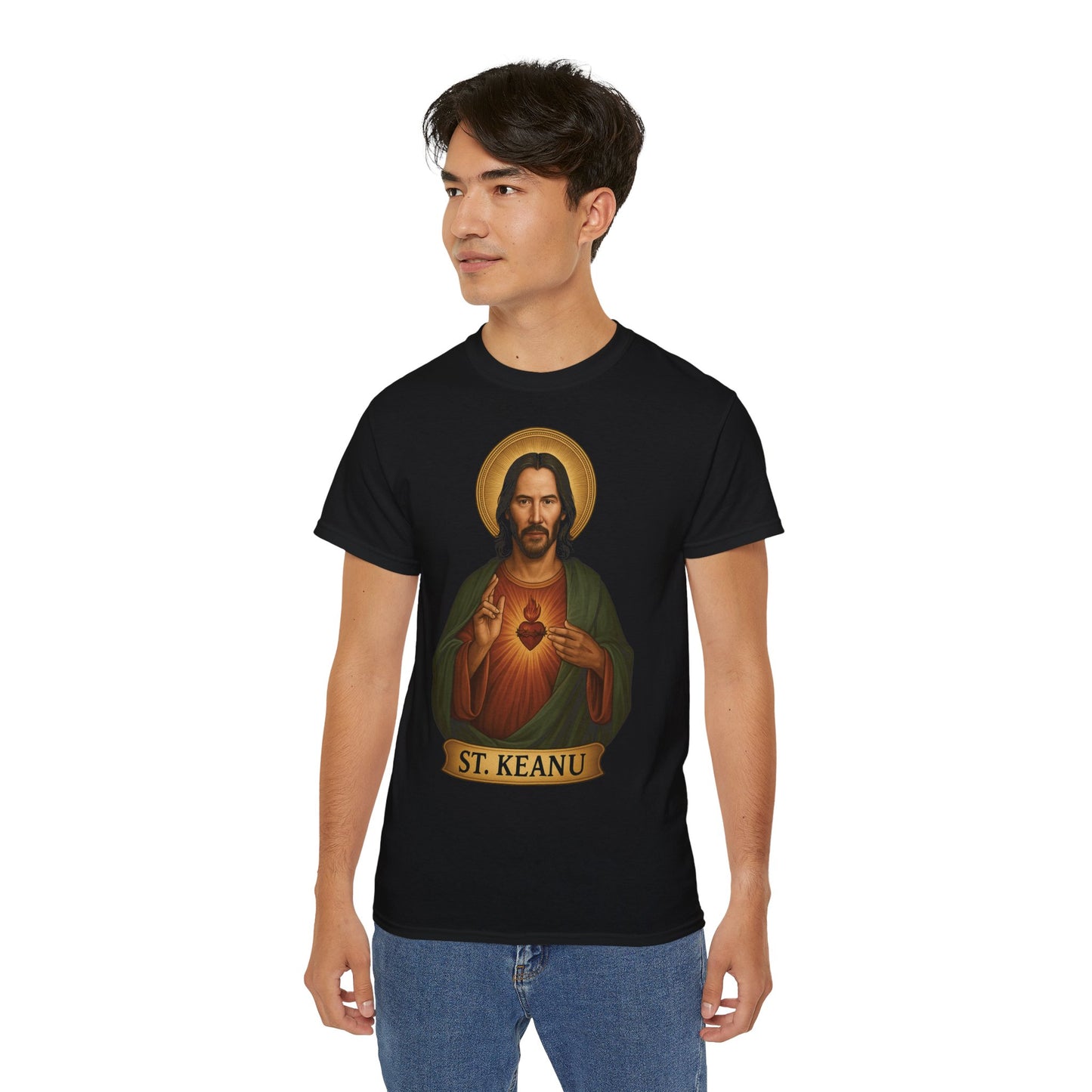 St. Keanu | Hochwertig, 100 % Baumwolle, Weich & Bequem mit Rundhalsausschnitt