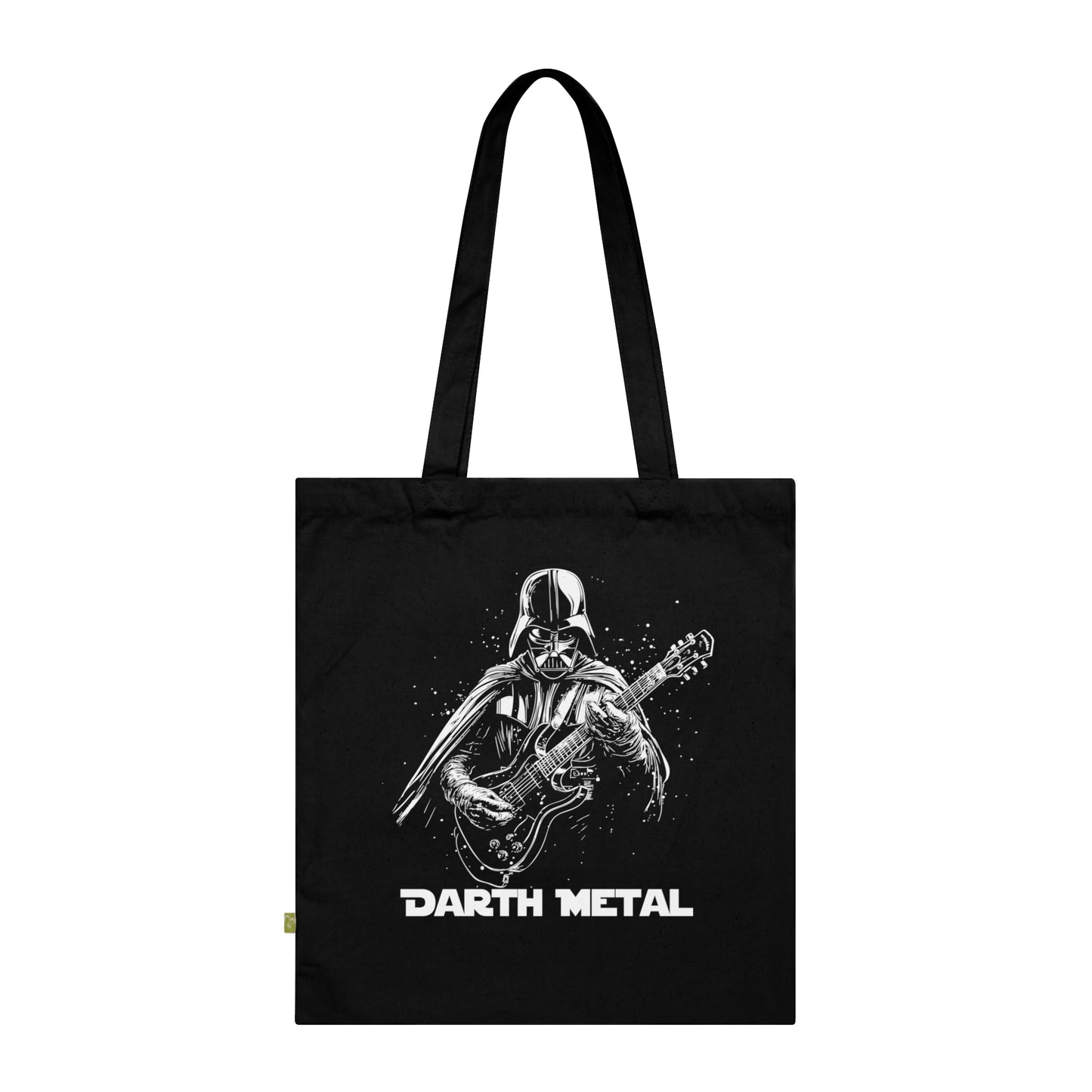 Darth Metal - Stoffbeutel, Einkaufstasche aus Bio-Baumwolle, umweltfreundliches Geschenk, Stoffbeutel mit Totenkopfmotiv, Tasche im Boho-Stil