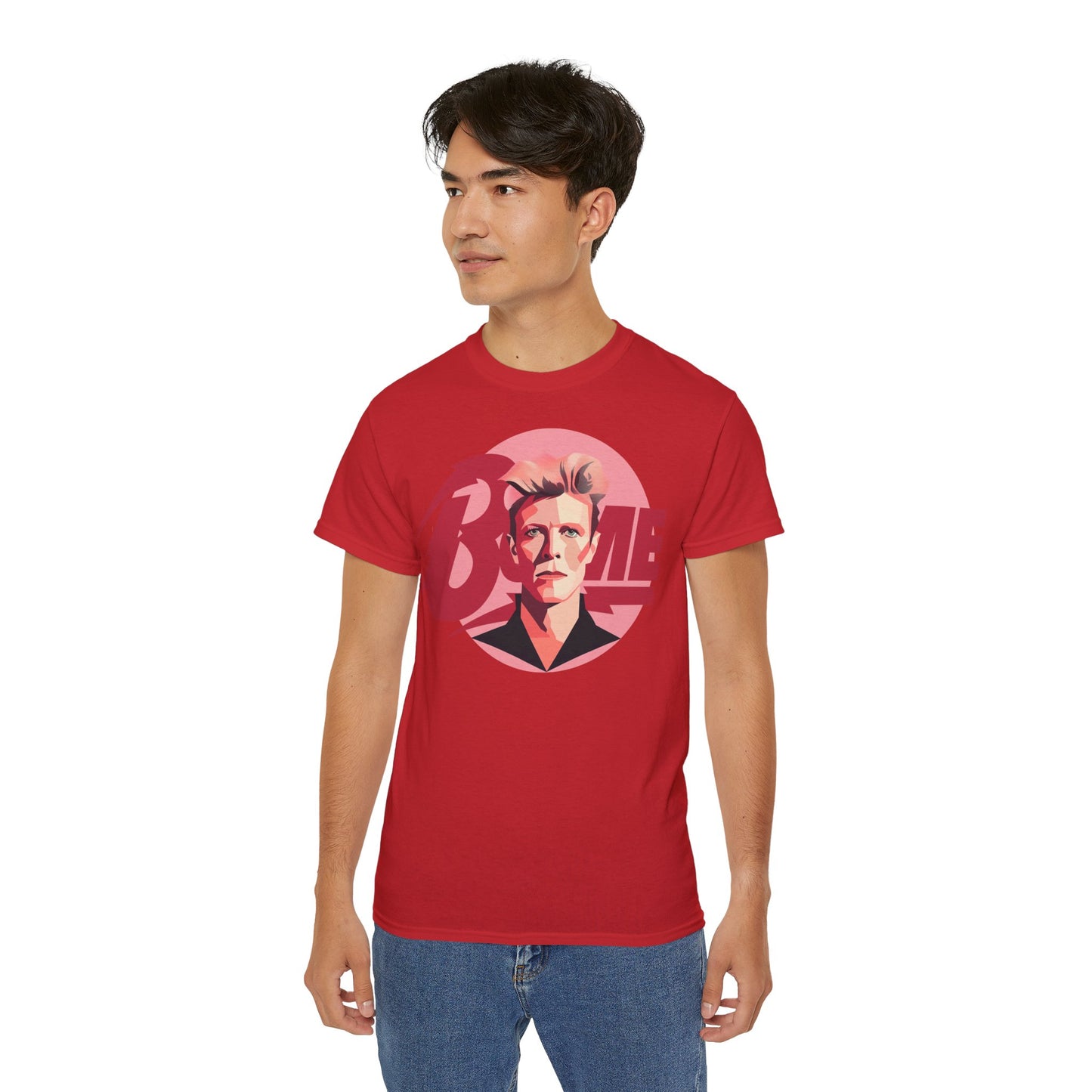 Bowie T-Shirt | Hochwertig, 100 % Baumwolle, Weich & Bequem mit Rundhalsausschnitt