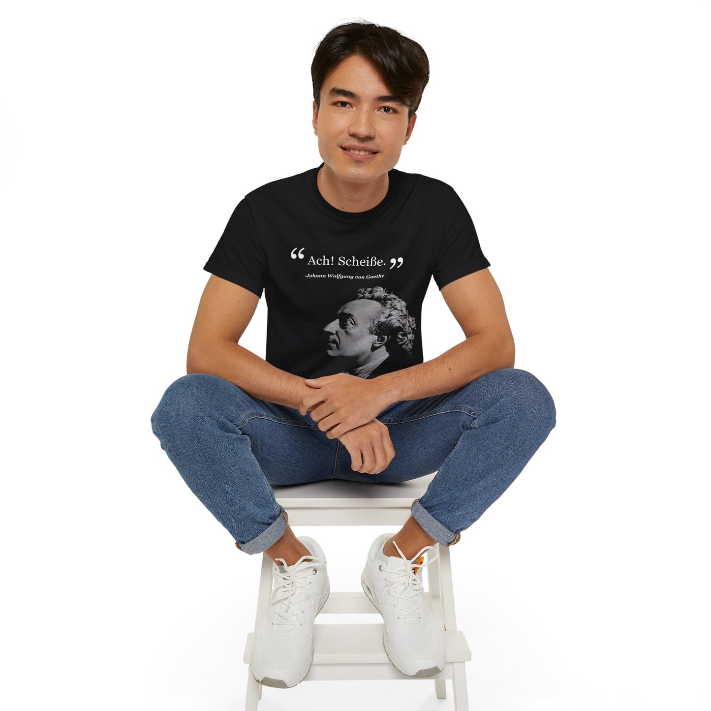 Johann Wolfgang von Goethe T-Shirt | Hochwertig, 100 % Baumwolle, Weich & Bequem mit Rundhalsausschnitt