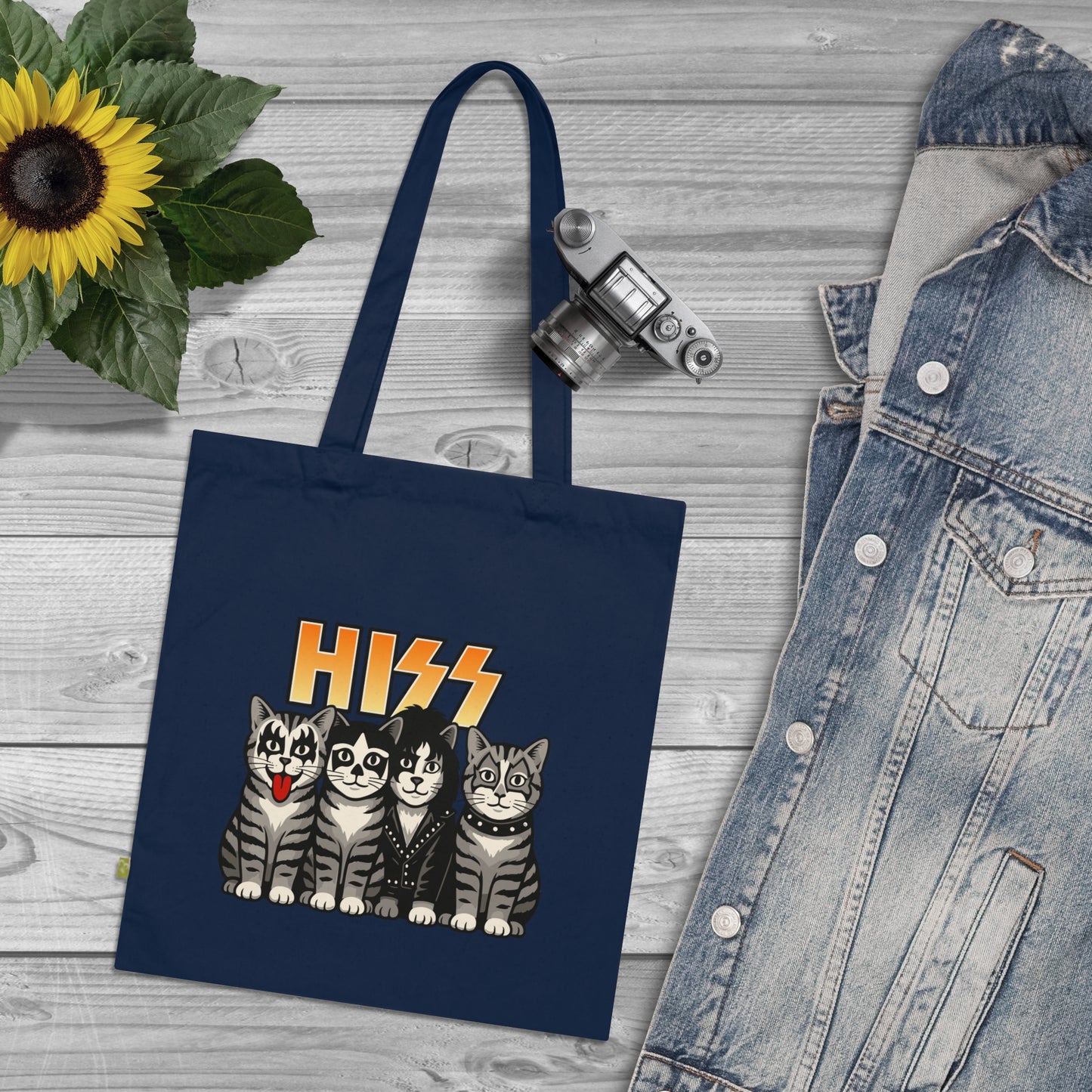 HIZZ - Stoffbeutel, Einkaufstasche aus Bio-Baumwolle, umweltfreundliches Geschenk, Stoffbeutel mit Totenkopfmotiv, Tasche im Boho-Stil