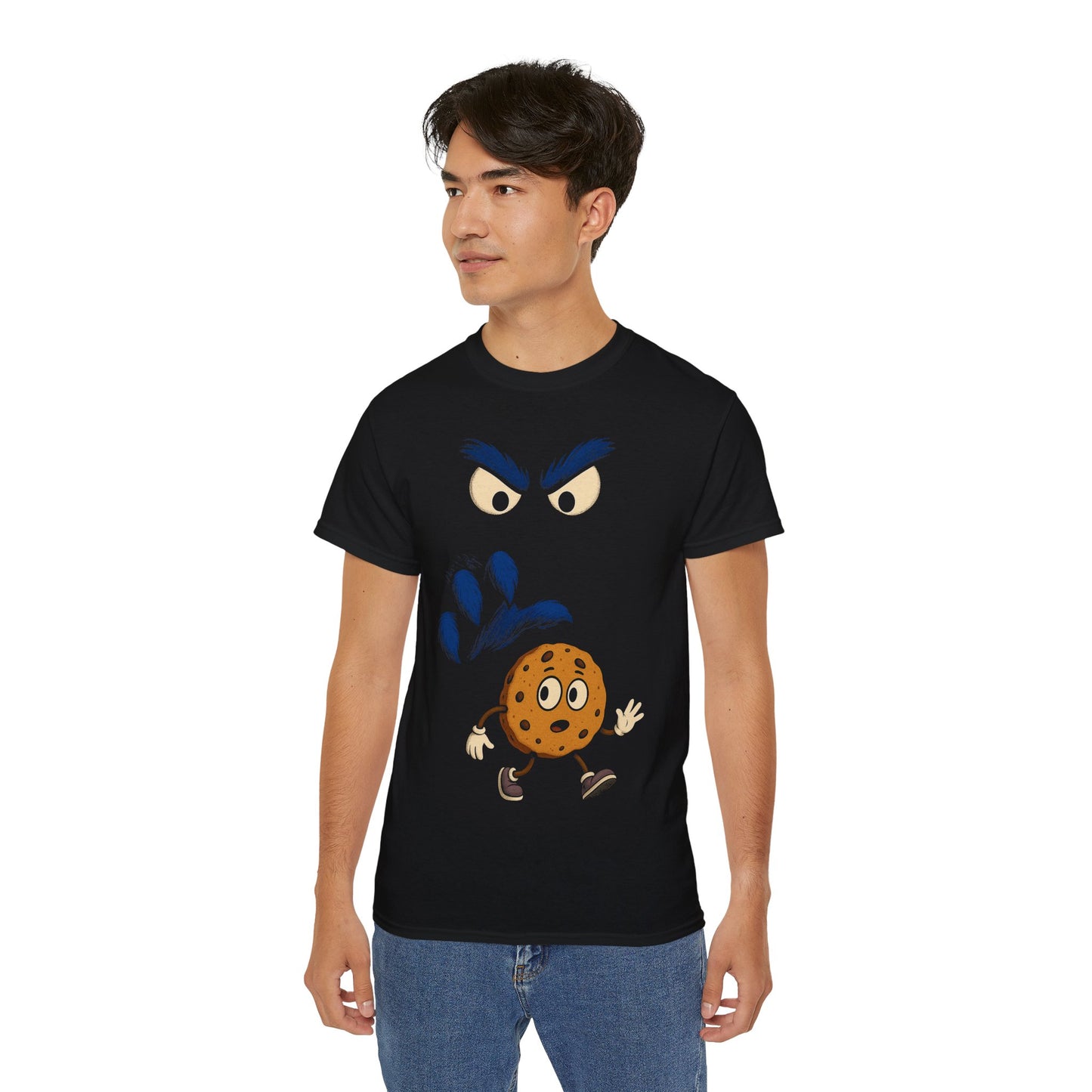 Lauf, Keks, lauf! T-Shirt | Hochwertig, 100 % Baumwolle, Weich & Bequem mit Rundhalsausschnitt
