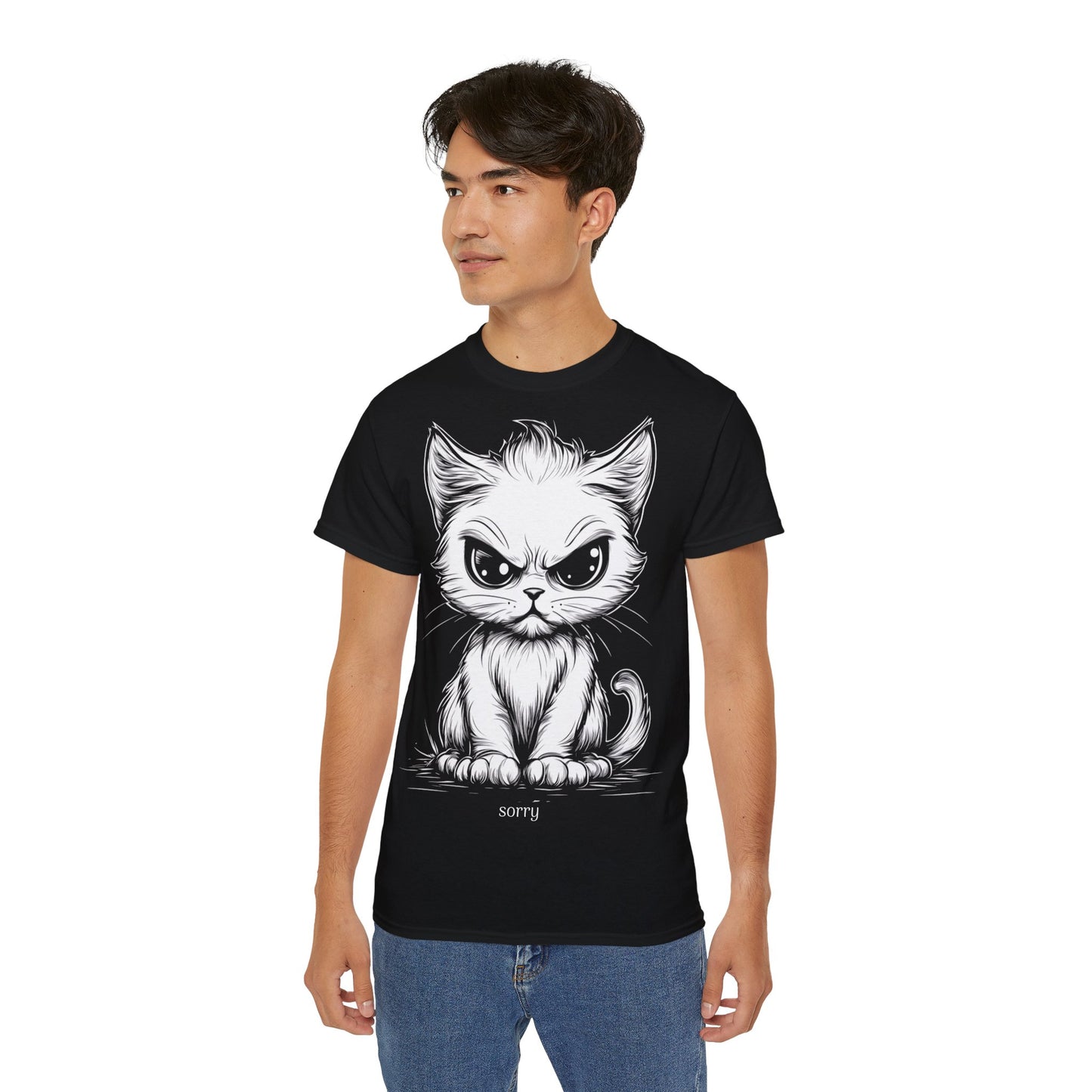 Sorry - T-Shirt | Hochwertig, 100 % Baumwolle, Weich & Bequem mit Rundhalsausschnitt