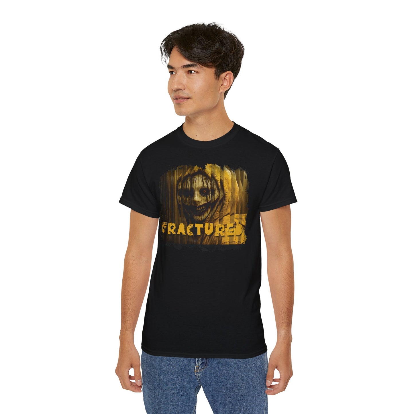 FRACTURED - T-Shirt | Hochwertig, 100 % Baumwolle, Weich & Bequem mit Rundhalsausschnitt