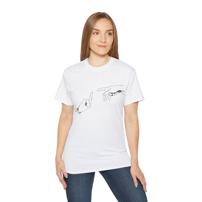 The Finger - T-Shirt | Hochwertig, 100 % Baumwolle, Weich & Bequem mit Rundhalsausschnitt