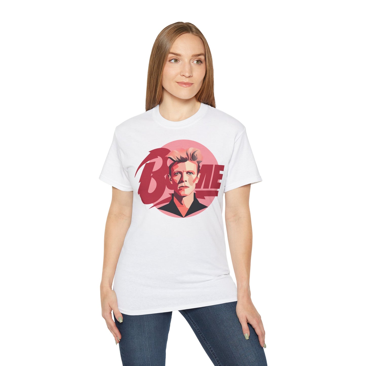 Bowie T-Shirt | Hochwertig, 100 % Baumwolle, Weich & Bequem mit Rundhalsausschnitt