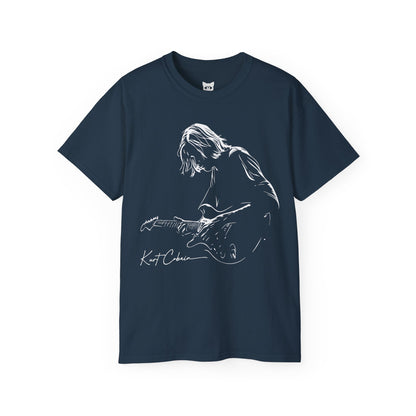 Kurt Cobain T-Shirt | Hochwertig, 100 % Baumwolle, Weich & Bequem mit Rundhalsausschnitt