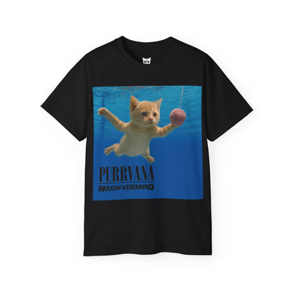 PURRVANA - T-Shirt | Hochwertig, 100 % Baumwolle, Weich & Bequem mit Rundhalsausschnitt