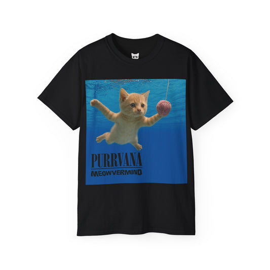 PURRVANA - T-Shirt | Hochwertig, 100 % Baumwolle, Weich & Bequem mit Rundhalsausschnitt