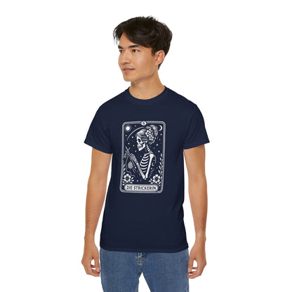 Tarrot der Strickerin - T-Shirt | Hochwertig, 100 % Baumwolle, Weich & Bequem mit Rundhalsausschnitt