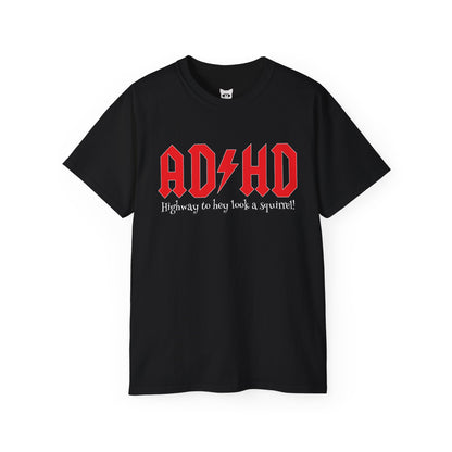 AD⚡︎HD - T-Shirt | Hochwertig, 100 % Baumwolle, Weich & Bequem mit Rundhalsausschnitt
