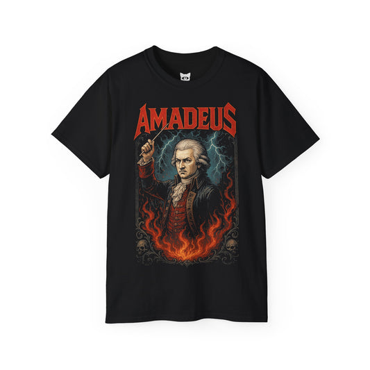 AMADEUS - ROCKS - T-Shirt | Hochwertig, 100 % Baumwolle, Weich & Bequem mit Rundhalsausschnitt