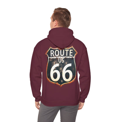 ROUTE 66 – Premium Komfort Hoodie