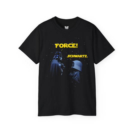 Darth Vader vs. Dark Helmet T-Shirt | Hochwertig, 100 % Baumwolle, Weich & Bequem mit Rundhalsausschnitt