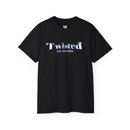 Twisted but lovable - T-Shirt | Hochwertig, 100 % Baumwolle, Weich & Bequem mit Rundhalsausschnitt