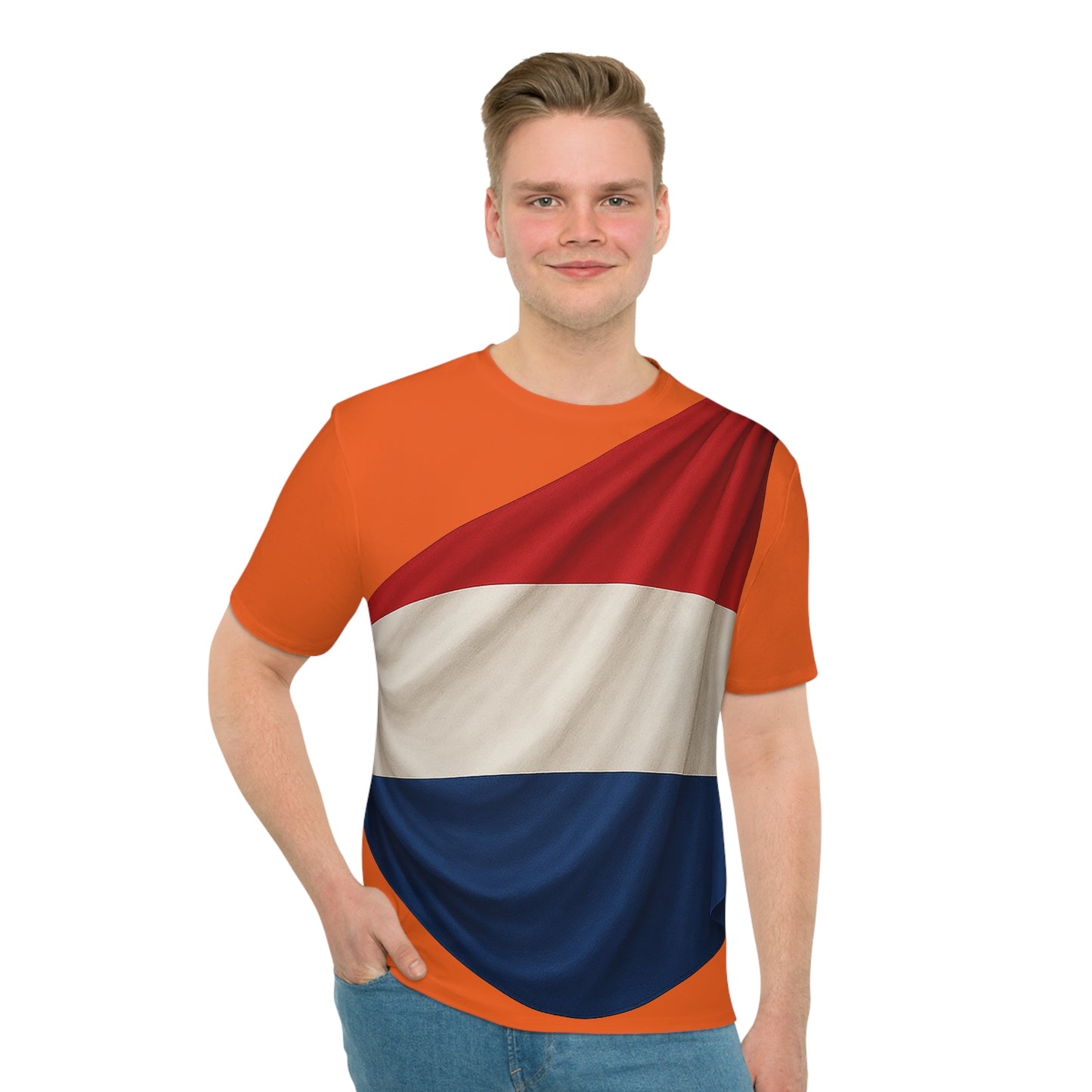 Dutch-Flaggen T-Shirt – Lässiger Style mit Vintage-Touch