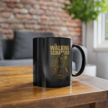 The Walking Scratched Mug - Motivational Sip, Gift for Coffee Lovers, Inspirational Mug, Office Mug, Daily Coffee Cup