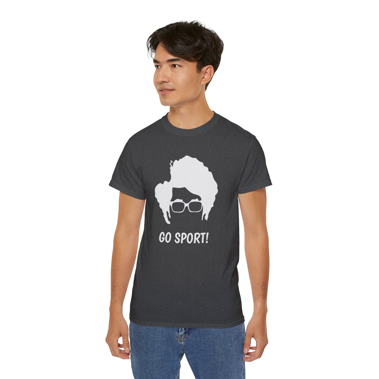 Go Sport! - T-Shirt | Hochwertig, 100 % Baumwolle, Weich & Bequem mit Rundhalsausschnitt
