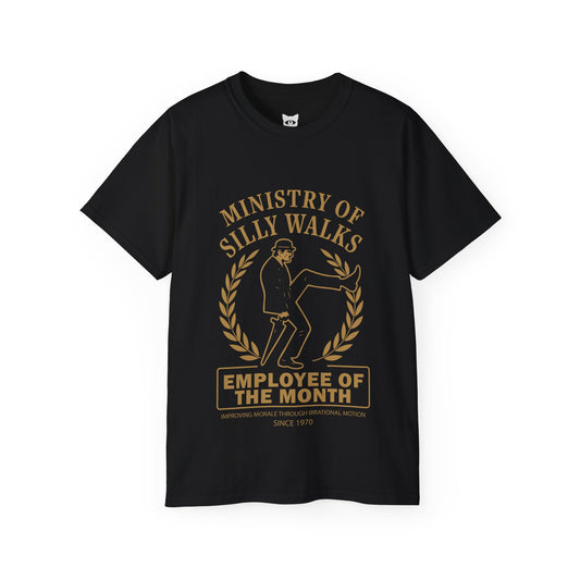Ministry of Silly Walks - T-Shirt | Hochwertig, 100 % Baumwolle, Weich & Bequem mit Rundhalsausschnitt