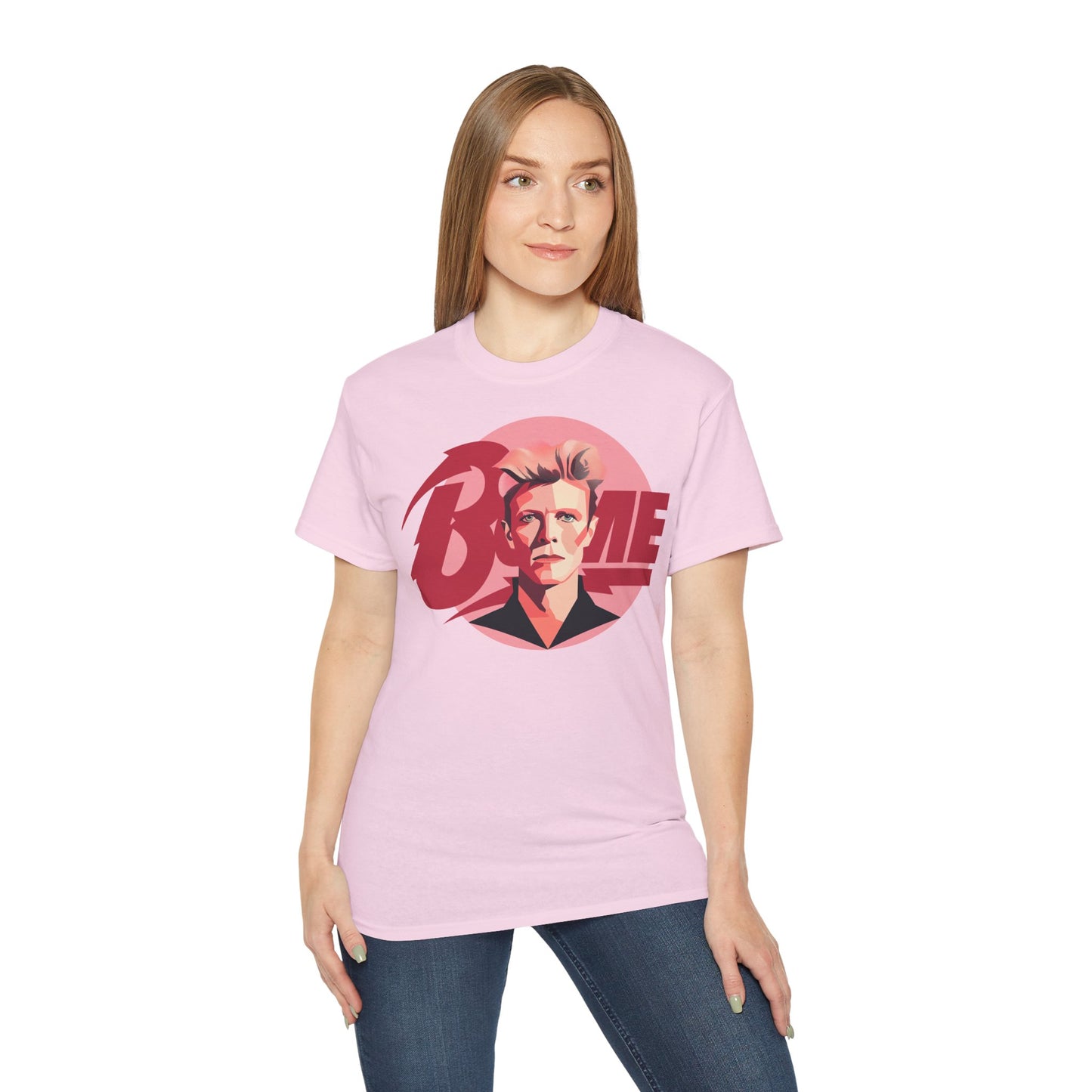 Bowie T-Shirt | Hochwertig, 100 % Baumwolle, Weich & Bequem mit Rundhalsausschnitt