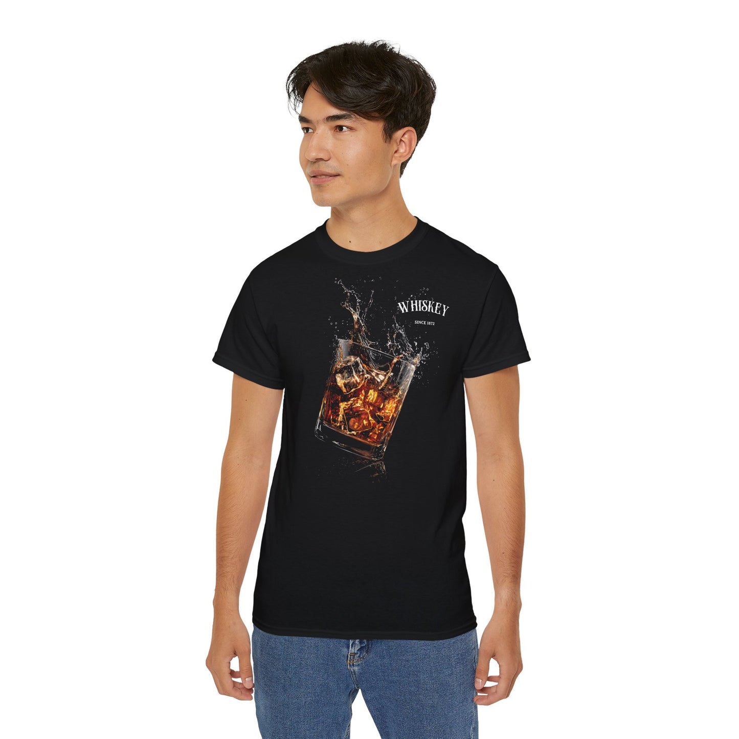 Whiskey | Hochwertig, 100 % Baumwolle, Weich & Bequem mit Rundhalsausschnitt