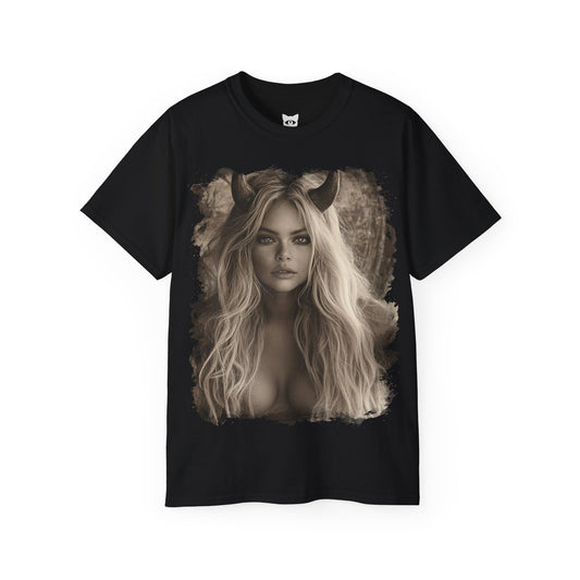 Hell Vixen #1 - T-Shirt | Hochwertig, 100 % Baumwolle, Weich & Bequem mit Rundhalsausschnitt