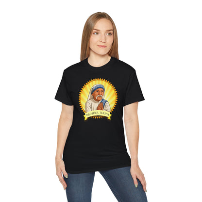 Brother Teresa - T-Shirt | Hochwertig, 100 % Baumwolle, Weich & Bequem mit Rundhalsausschnitt